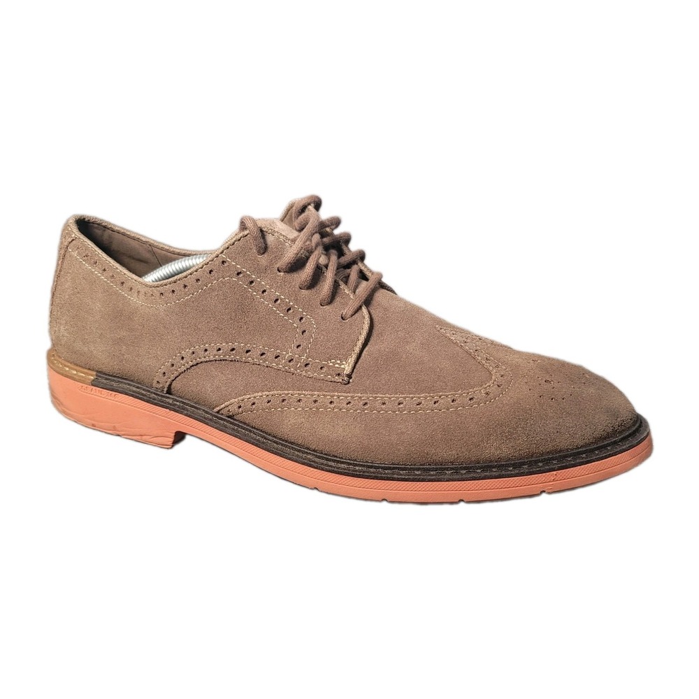 Cole Haan Grand 360 Shoes Brown Suede Oxfords On The Go Mens Size 13 W C39291